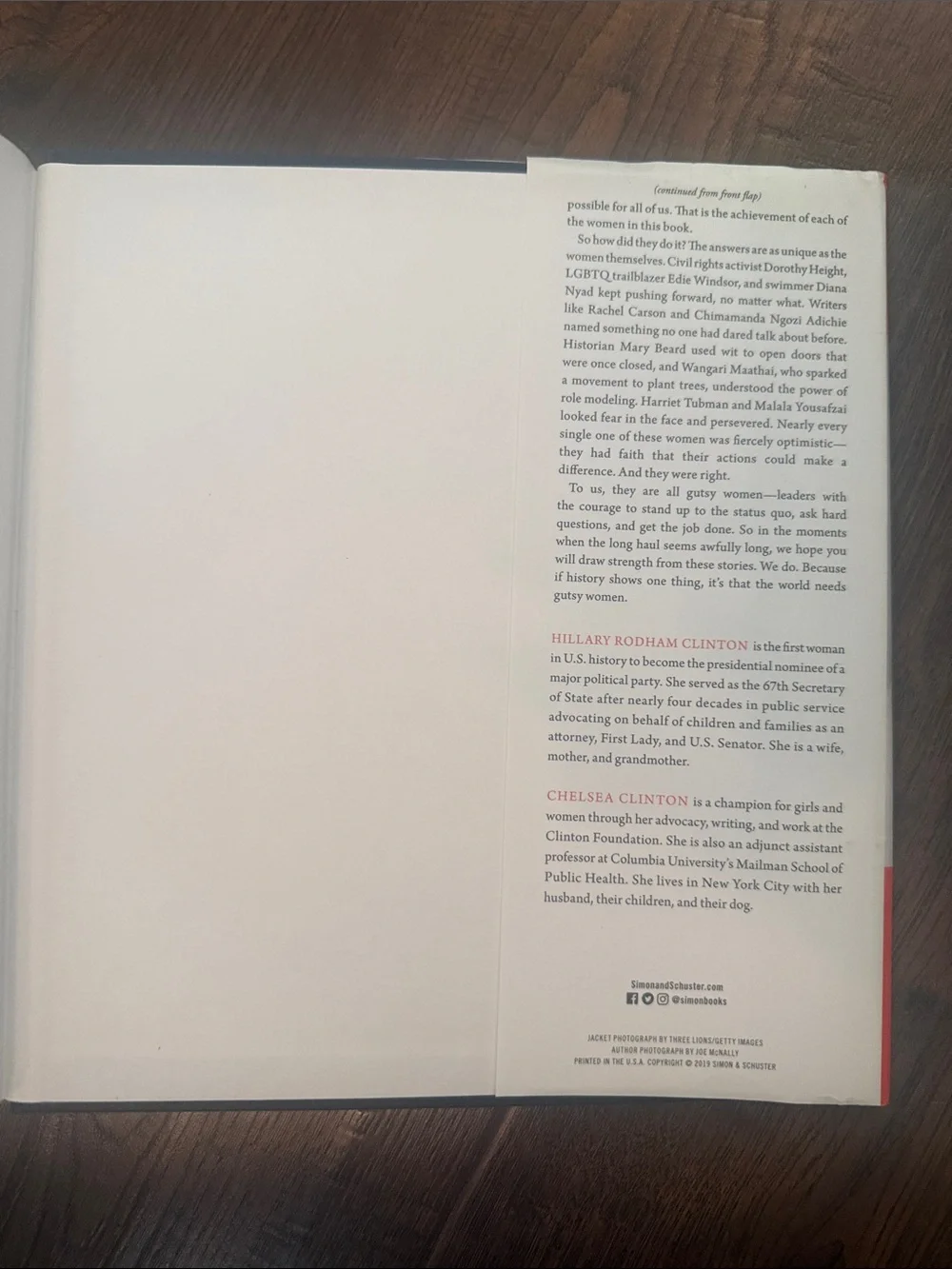 The Book of Gutsy Women – Red & Yellow Hardcover Coffee Table Book
